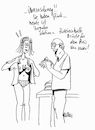 Cartoon: zugabeaktion (small) by REIBEL tagged zugabe,aktion,verkauf,aufschlag,zuschlag,arzt,chirurgie,schönheit,operation,brustvergrößerung,busen,patientin,reklamation,mehr