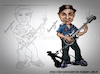 Cartoon: Caricature Tom Morello (small) by FernandoOliveira tagged caricaturas