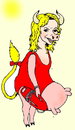 Cartoon: Pammy COW (small) by Barcarole tagged pamela cow