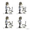 Cartoon: Striptease 1 of 4 (small) by mortimer tagged mortimer,mortimeriadas,cartoon,consumismo,wc,toilet,retrete,ipod,mobile,movil