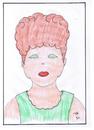 Cartoon: The elegant proud and vain Lady (small) by skätch-up tagged haare,hair,lady,bame,nobel,edel,stolz,eingebildet