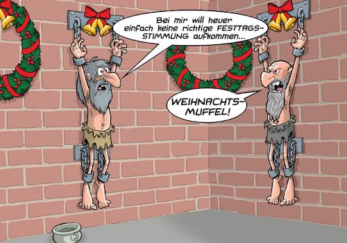 Cartoon: Prison Christmas (medium) by Chris Berger tagged gefängnis,weihnachten,gefangene,folter,weihnachtsstimmung,gefängnis,weihnachten,gefangene,folter,weihnachtsstimmung