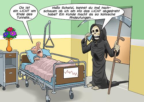 Cartoon: Tod (medium) by Chris Berger tagged tod,sterben,nahtoderlebnis,tod,sterben,nahtoderlebnis