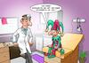 Cartoon: Beim Ohrenarzt (small) by Chris Berger tagged jester,hofnarr,doktor,visite,untersuchung,narrenkappe,glocken,glöckchen,klingeln,tinnitus
