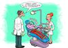 Cartoon: Beim Zahnarzt (small) by Chris Berger tagged zahnarzt,dentist