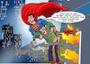 Cartoon: Bewertung (small) by Chris Berger tagged superman,superheld,internet,bewertung,rettung,sterne