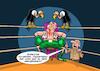 Cartoon: Böses Omen (small) by Chris Berger tagged boxen,boxkampf,geier,omen,vorahnung,knockout,boxring