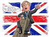 Cartoon: Boris Johnson (small) by Chris Berger tagged boris,johnson,rücktritt,premier,minister,england,great,britain,großbritannien,partygate,tories,vereinigtes,königreich