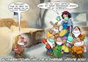 Cartoon: Hatschi muss weg. (small) by Chris Berger tagged schneewitchen,sieben,zwerge,disney,märchen,covid,pandemie,grippe,ansteckung,mundschutz,maske