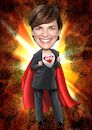 Cartoon: Pamela Rendi Wagner (small) by Chris Berger tagged superwoman,pamela,rendi,wagner