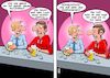 Cartoon: Reinigungskraft (small) by Chris Berger tagged homeoffice,putzfrau,freunde,reinigungskraft,pandemie,lockdown