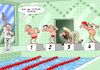 Cartoon: Wettschwimmen (small) by Chris Berger tagged jesus,wasser,laufen,wettschwimmen,wettbewerb