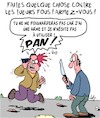 Cartoon: Autodefense (small) by Karsten Schley tagged autosefense,crime,armes,justice,lois,societe,tueurs