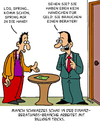 Cartoon: Billiger Trick (small) by Karsten Schley tagged investments,geld,geldanlage,anlageberater,finanzen,banken,anlagen,berater,wirtschaft,business