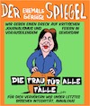 Cartoon: DER SPIEGEL (small) by Karsten Schley tagged journalismus,seriösität,spiegel,gefälligkeitsjournalismus,parteien,grüne,baerbock,wahlkampf,gesellschaft,medien,deutschland