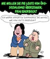 Cartoon: Frau Baerbock überzeugt! (small) by Karsten Schley tagged grüne,wahlen,sozialismus,experten,überzeugung,wähler,parteien,finanzierung,verbote,freiheit,öko,umwelt,gesellschaft,deutschland