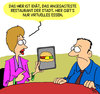 Cartoon: iDiät (small) by Karsten Schley tagged gesellschaft ernährung gesundheit technik computer kommunikation ipad