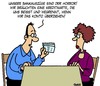 Cartoon: Kontoauszug (small) by Karsten Schley tagged banken,schulden,bankkonto,dispokredit,kreditkarten,geld,einkommen,eurokrise