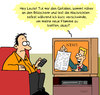 Cartoon: Nachrichten (small) by Karsten Schley tagged fernsehen gesellschaft liebe mann frau deutschland tv entertainment medien