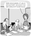 Cartoon: Neu im Aufsichtsrat (small) by Karsten Schley tagged aufsichtsräte,business,wirtschaft,jobs,karriere,lebensmittel,beförderung,diversität,gesellschaft