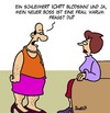 Cartoon: Neuer Boss (small) by Karsten Schley tagged arbeit,arbeitnehmer,arbeitgeber,männer,frauen,vorgesetzte,karriere