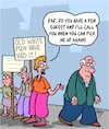 Cartoon: Old White Men (small) by Karsten Schley tagged men,age,women,money,families,protests,society,media