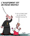 Cartoon: Peche!! (small) by Karsten Schley tagged religion,pretres,catholiques,eglise,crime,maltraitance,des,enfants