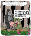 Cartoon: Quel cri! (small) by Karsten Schley tagged tarzan,jungle,litterature,cinema,divertissement,medias,bd,animaux
