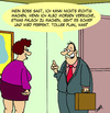 Cartoon: Richtig und falsch (small) by Karsten Schley tagged arbeit,arbeitgeber,arbeitnehmer,jobs,wirtschaft,business