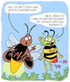 Cartoon: Scharfe Biene!! (small) by Karsten Schley tagged insekten,tiere,natur,ernährung,schärfe,chili,restaurants,gastronomie,umwelt
