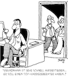 Cartoon: Top-Berater (small) by Karsten Schley tagged karriere,berater,beförderung,aufstieg,wirtschaft,business,büro,arbeit,arbeitgeber,arbeitnehmer