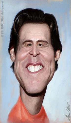 Cartoon Jim Carrey