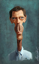 Cartoon: Dr.House (small) by alvarocabral tagged caricature