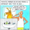 Cartoon: Das Tier (small) by Yavou tagged ostern,easter,osterhase,tier,animal,rabbit,bunny,toothbrush,zahnbuerste,zaehneputzen,spiegel,mann,maennlichkeit,bad,waschbecken,sink,mirror,kartunz,cartoon,yavou