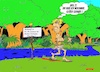 Cartoon: Badeverbot (small) by Mittitom tagged amazons,baden,verbot,wasser,glück,angefressen