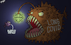 Cartoon: Never mess with the Omicron (small) by cartoonistzach tagged omicron long covid coronavirus pandemic