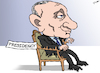 Cartoon: President for Life (small) by cartoonistzach tagged putin,president,russia,politics,authoritarianism,democracy
