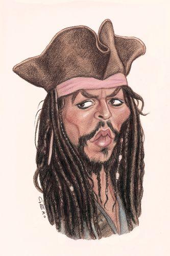 Johnny Depp Caricatures