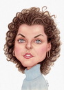 Cartoon: Keri Russell (small) by Gero tagged caricature