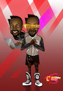 Cartoon: Rapper Will-I-am (small) by Marycaricature tagged the,voice,black,eyed,peas,cartoon,rapper