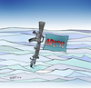 Cartoon: Bullets over ice (small) by wyattsworld tagged arctic military canada russia