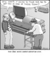 Cartoon: Ivan (small) by noodles tagged death,casket,salesman,old,man,funeral