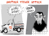 Cartoon: NY Truck Attack (small) by NEM0 tagged new,york,truck,attack,gun,free,zone,immigration,vetting,terrorist,terrorism,war,on,terror,radical,islamist,home,depot,political,correctness,sayfullo,saipov,fbi,diversity,visa,is,isis,islamic,state