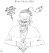 Cartoon: Pope FrancISIS (small) by NEM0 tagged pope,francis,vatican,christian,antichrist,serpent,isis,terror,terrorism,refugee,immigration,isil,is,sleeper,cell,extreme,vetting,nemo