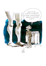 Cartoon: Herrenhosen (small) by Koppelredder tagged herrenmode,hosen,übergröße,strumpfhose,schrumpfen