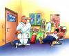 Cartoon: Arzt und Patient (small) by HSB-Cartoon tagged arzt,patient,medizin,tabletten,golf,