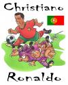 Cartoon: Cristiano Ronaldo (small) by HSB-Cartoon tagged soccer,ronaldo,european,championship,em2008