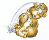 Cartoon: hamster (small) by HSB-Cartoon tagged hamster,animal,tier,kleintier,cartoon,airbrush