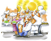 Cartoon: hitzewelle2 (small) by HSB-Cartoon tagged sonne,sommer,ei,spiegelei,koch,chef,essen,hitze,egg,sun,summer