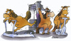 Cartoon: horse gym (small) by HSB-Cartoon tagged horse,animal,winter,climate,gym,gymnastic,fitness,muscle,treadmill,barbell,hantel,laufband,pferde,pferd,tier,cartoon,karikatur,airbrush